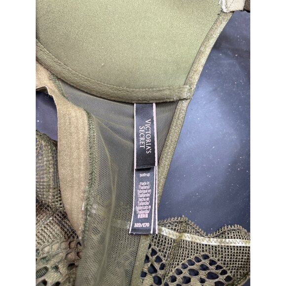 Victorias Secret Green Very Sexy Push-Up Bra Size 32D - Picture 6 of 6